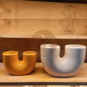 Maceta U En bizcocho