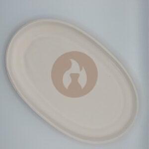 Plato oval pelli - Molde simple - 2 taceles (Colada común)