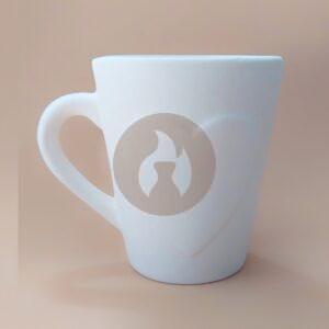 Taza Cuore / Corazón - Molde Doble - 2 Taceles: