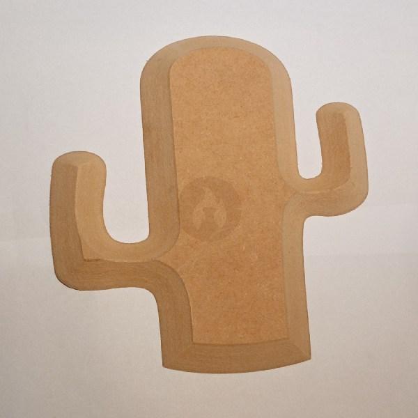 Cactus contramolde de Fibrofácil
