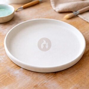 Plato Checho en bizcocho con junquillo 26 cm
