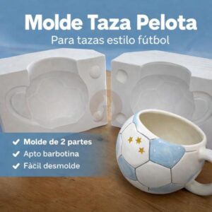 Taza Pelota – Molde Simple – 2 taceles