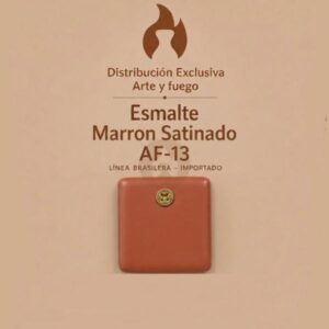 Esmalte Marron Satinado AF-13 IMPORTADO para baja temperatura 1 Kg