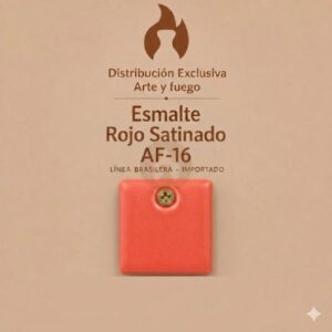 Esmalte Rojo Satinado AF-16 IMPORTADO para baja temperatura