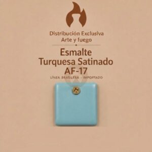 Esmalte Turquesa Satinado AF-17 IMPORTADO para baja temperatura