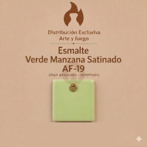 Esmalte Verde Manzana Satinado AF-19 IMPORTADO para baja temperatura