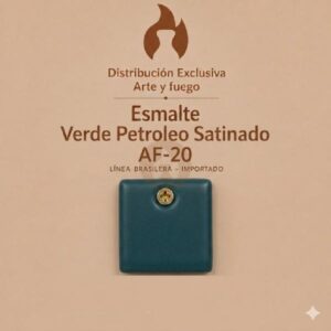 Esmalte Verde Petroleo Satinado AF-20 IMPORTADO para baja temperatura