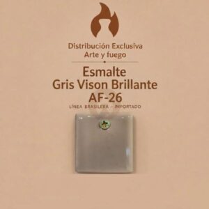 Esmalte Gris Vison Brillante AF-26 IMPORTADO para baja temperatura 1 Kg