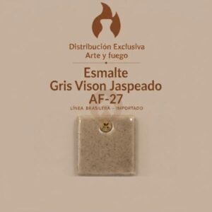 Esmalte Gris Vison Jaspeado AF-27 IMPORTADO para baja temperatura 1 Kg