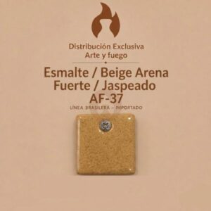 Esmalte Beige Arena Fuerte Jaspeado AF-37 IMPORTADO para baja temperatura 1 Kg