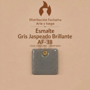 Esmalte Gris Jaspeado Brillante AF-38 IMPORTADO para baja temperatura 1 Kg