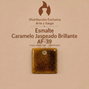 Esmalte Caramelo Jaspeado Brillante AF-39 IMPORTADO para baja temperatura 1 Kg