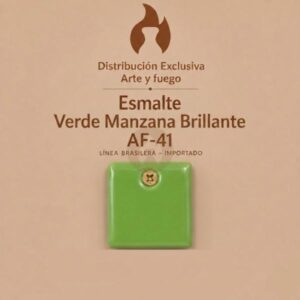 Esmalte Verde Manzana Brillante AF-41 IMPORTADO para baja temperatura