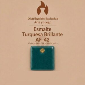 Esmalte Turquesa Brillante AF-42 IMPORTADO para baja temperatura