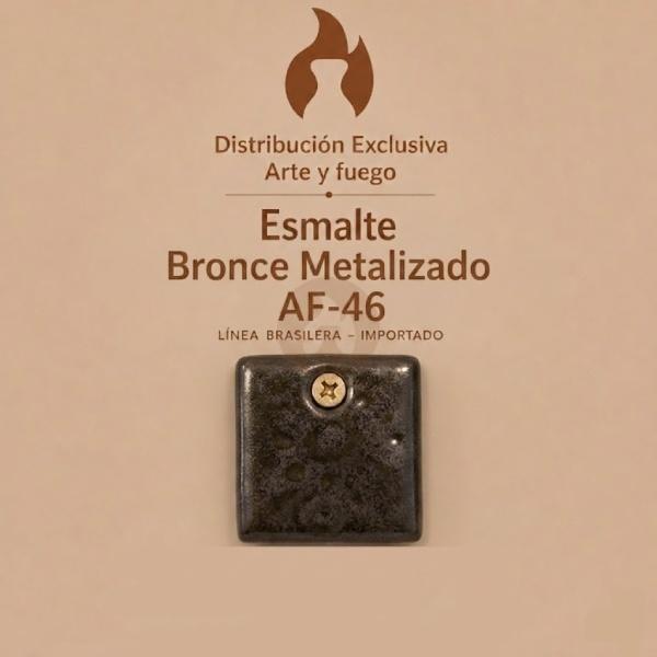 Esmalte Bronce Metalizado AF-46 IMPORTADO para baja temperatura 1 Kg