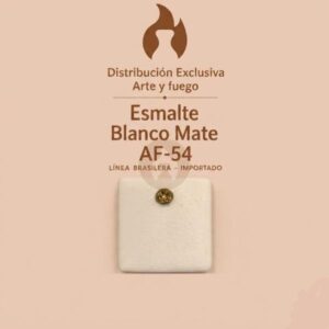 Esmalte Blanco Mate AF-54 IMPORTADO para baja temperatura 1 Kg