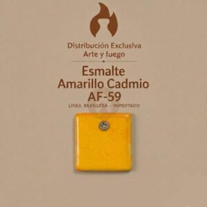 Esmalte Amarillo Cadmio AF-59 IMPORTADO para baja temperatura 1 Kg