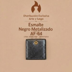 Esmalte Negro Metalizado AF-64 IMPORTADO para baja temperatura 1kg