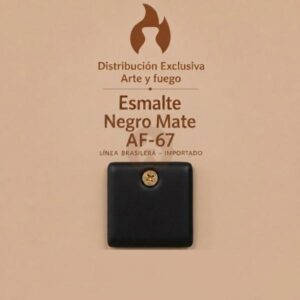 Esmalte Negro Mate AF-67 IMPORTADO para baja temperatura 1 Kg