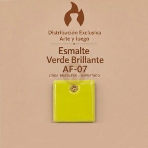 Esmalte Verde Brillante AF-07 IMPORTADO para baja temperatura.