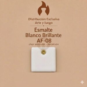 Esmalte Blanco Brillante AF-08 IMPORTADO para baja temperatura. 1 Kg