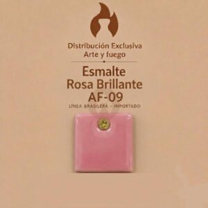 Esmalte Rosa Brillante AF-09 IMPORTADO para baja temperatura.