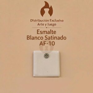 Esmalte Blanco Satinado AF-10 IMPORTADO para baja temperatura. 1 Kg