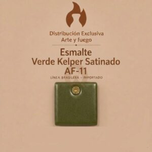 Esmalte Verde Kelper Satinado AF-11 IMPORTADO para baja temperatura.