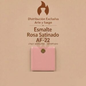 Esmalte Rosa Satinado AF-22 IMPORTADO para baja temperatura