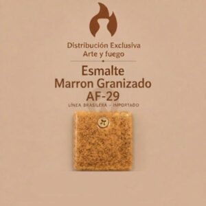 Esmalte Marron Granizado AF-29 IMPORTADO para baja temperatura 1 Kg
