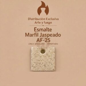 Esmalte Marfil Jaspeado AF-25 IMPORTADO para baja temperatura 1 Kg
