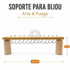 Soporte refractario para bijou/dijes (+2 soportes de 8cm)