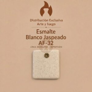 Esmalte Blanco Jaspeado AF-32 IMPORTADO para baja temperatura 1 Kg