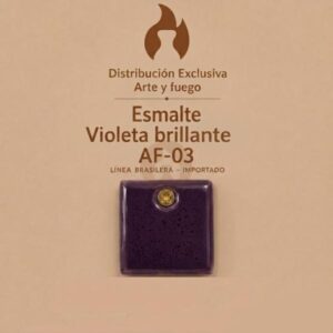 Esmalte Violeta Brillante AF-03 IMPORTADO para baja temperatura.