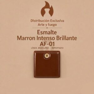 Esmalte Marron Intenso AF-01 IMPORTADO para baja temperatura. 1 Kg