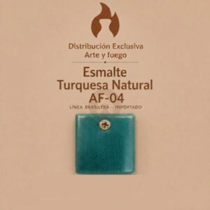Esmalte Turquesa Natural AF-04 IMPORTADO para baja temperatura.