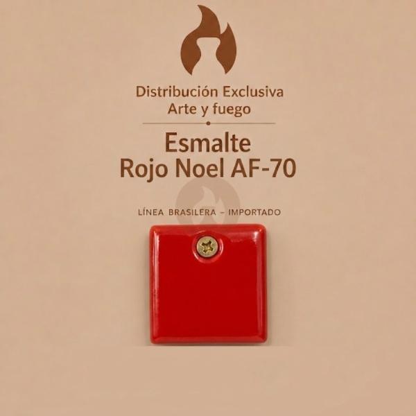 Esmalte Rojo Noel AF-70 IMPORTADO para baja temperatura
