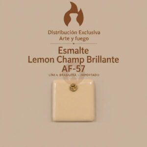Esmalte Lemon Champ Brillante AF-57 IMPORTADO para baja temperatura 1 Kg