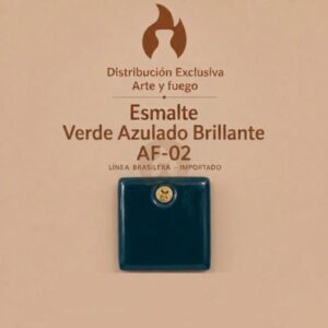 Esmalte Verde Azulado Brillante AF-02 IMPORTADO para baja temperatura.