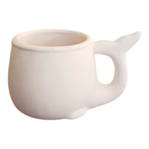 TAZA BALLENA LISA- Bizcocho